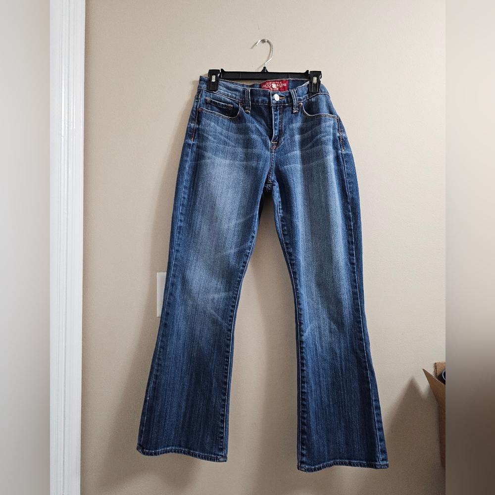 Lucky Brand Sofia Boot Jeans - Dark Wash Mid-Rise Bootcut (Size 14/32)